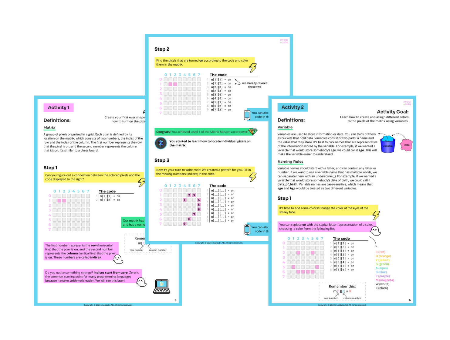 imagi Classroom Coding Challenge
