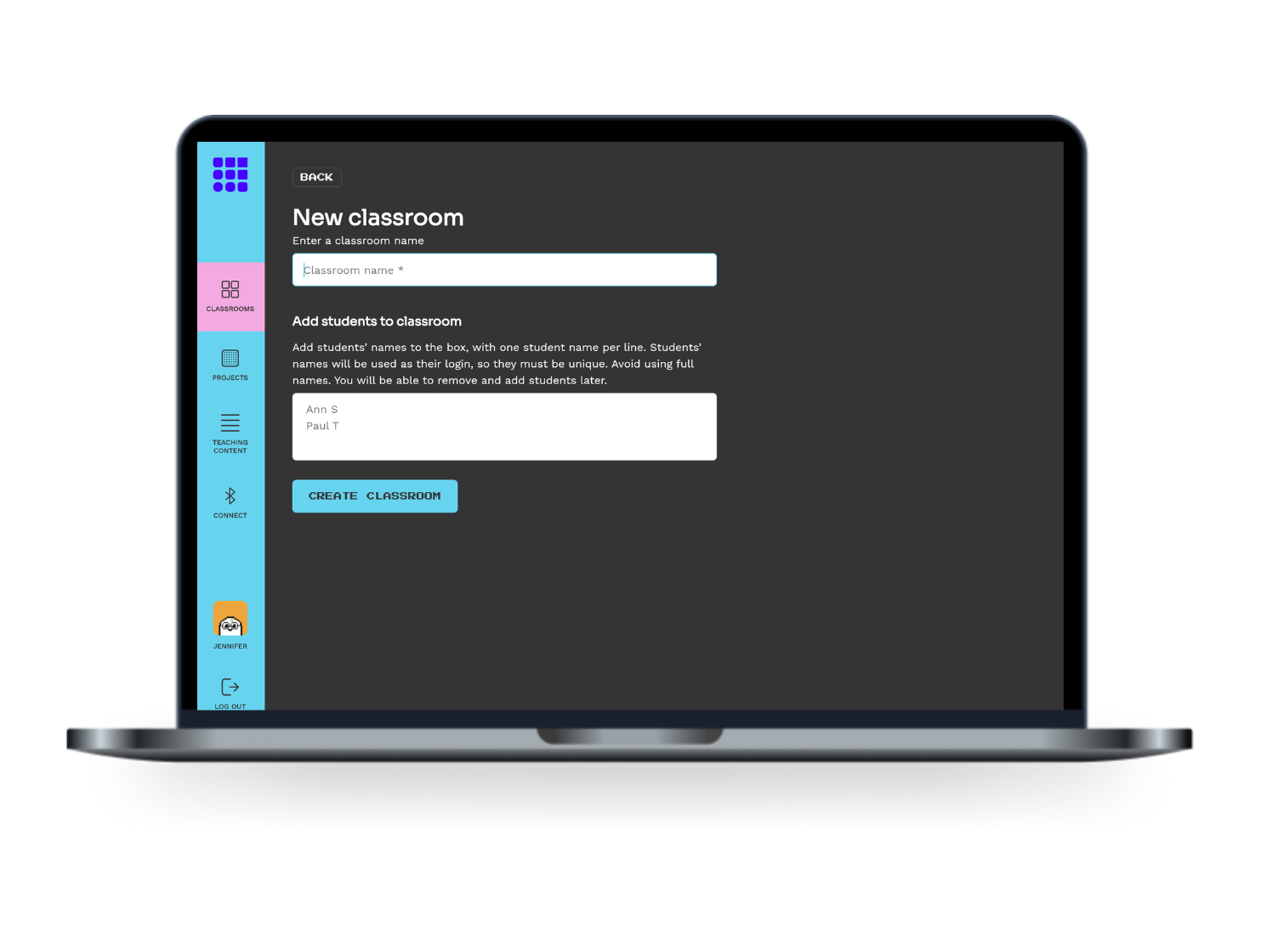 imagi Classroom Coding Challenge