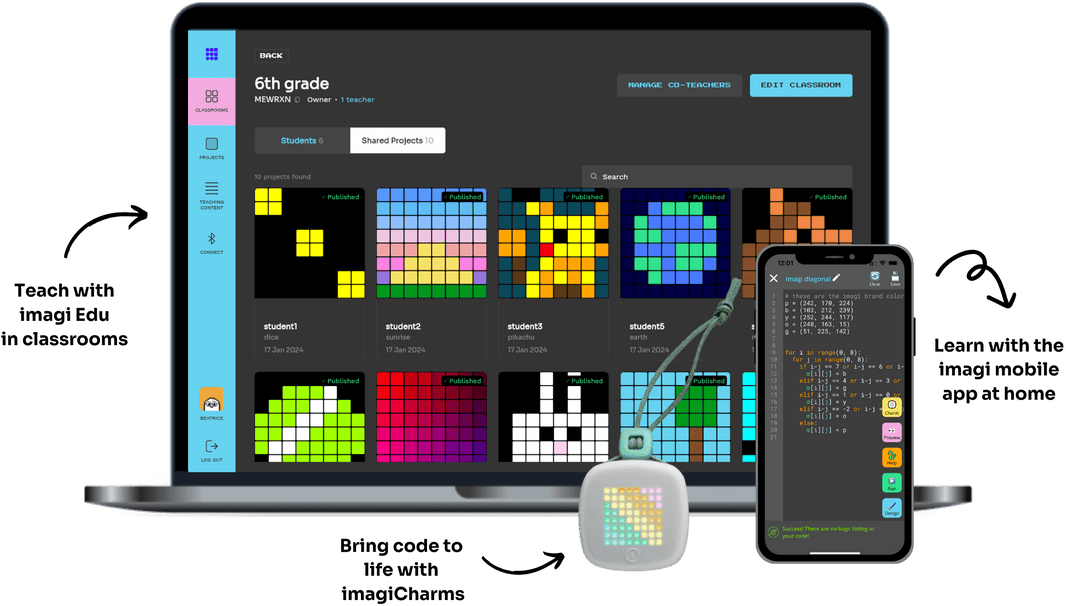 imagi - Teach and learn coding creatively